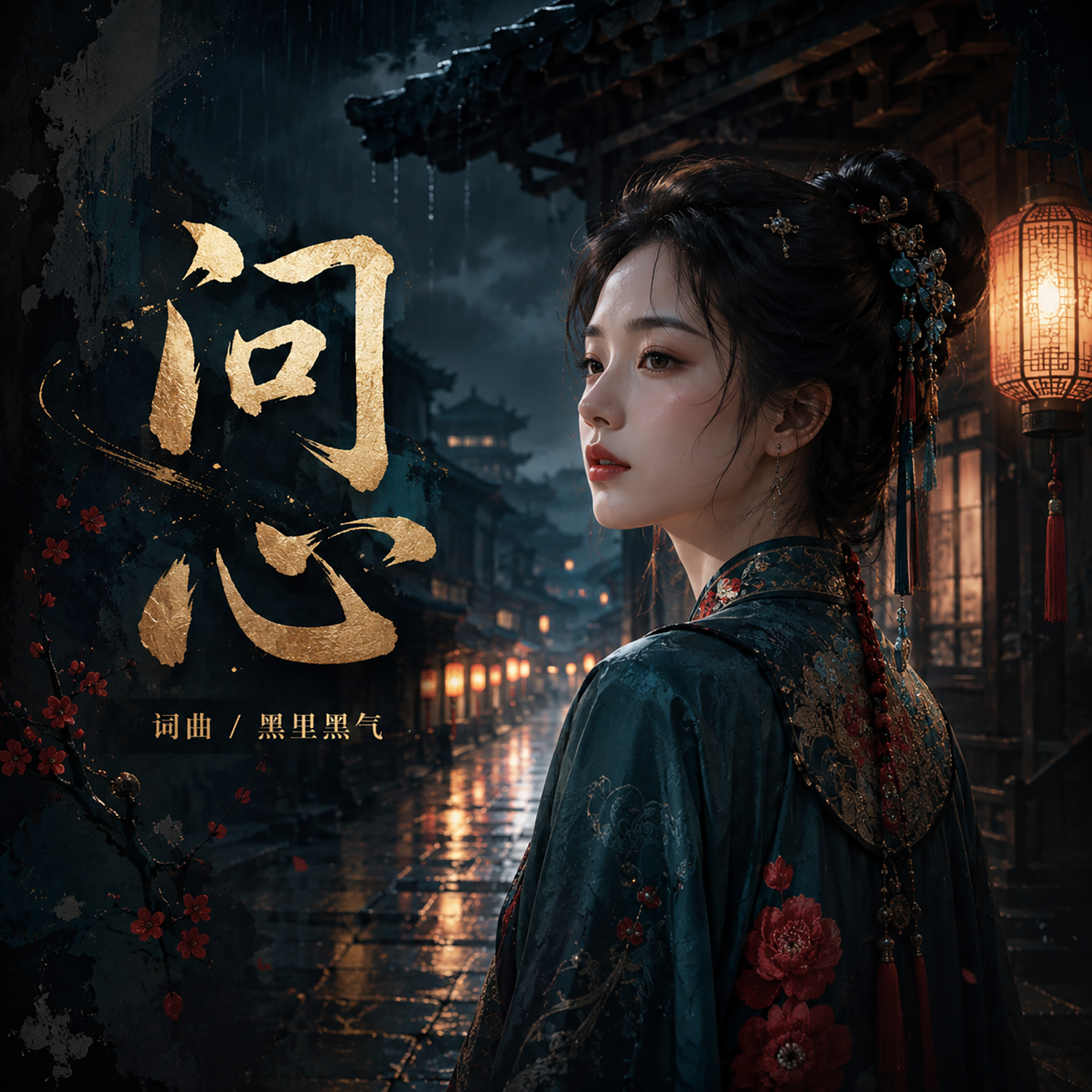 问心(夜雨落青瓦)-黑里黑气-封面图、问心(夜雨落青瓦)